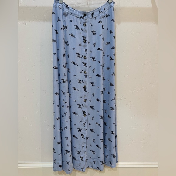 Ganni Georgette Skirt, Brunerra Blue - Picture 2 of 6